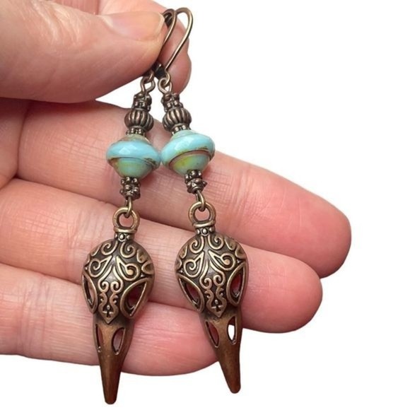 Hand Crafted Artisan Earrings # 176 NEW Bohemian Earrings - Picture 1 of 7